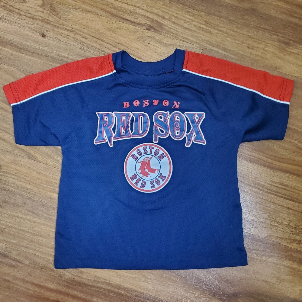 Boston Red Sox MLB Baseball by Majestic Jersey Shirt 4T